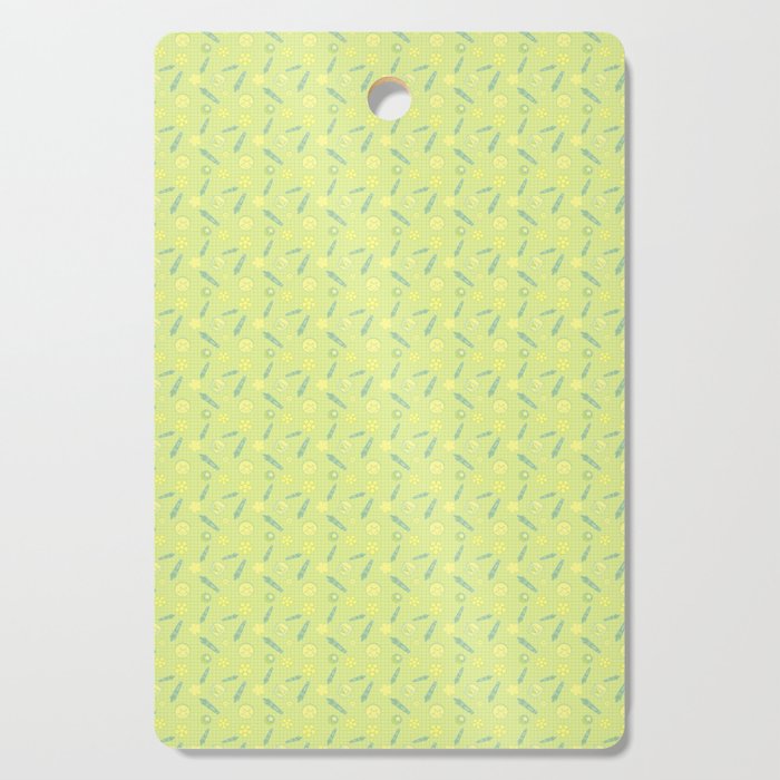 child pattern-pantone color-solid color-light green Cutting Board