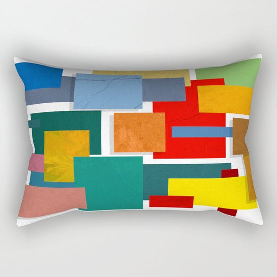 Abstract #338 Rectangular Pillow