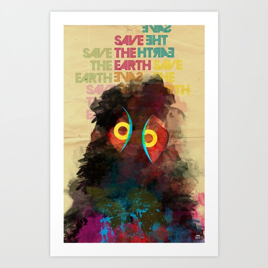 Hedorah! Art Print