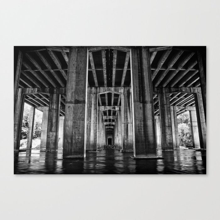 River Cathedral Canvas Print