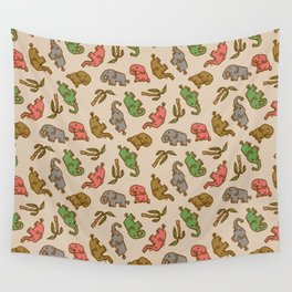 Little elephants pattern Wall Tapestry