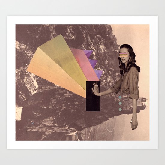 high into the sky Art Print
