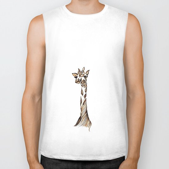 Giraffe Biker Tank