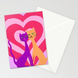 Feline Love Stationery Cards