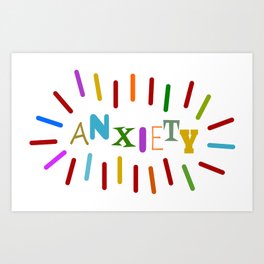 Anxiety Art Print