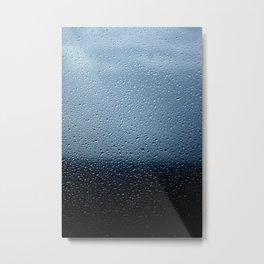 lluvia fria Metal Print | Abstractcold, Other, Color, Macro, Photo, Window, Drops, Rain, Digital 