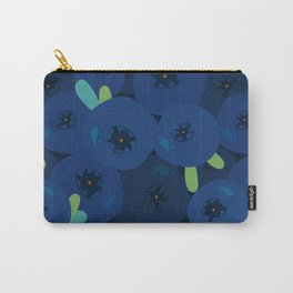 Blueberries with leaves Carry-All Pouch