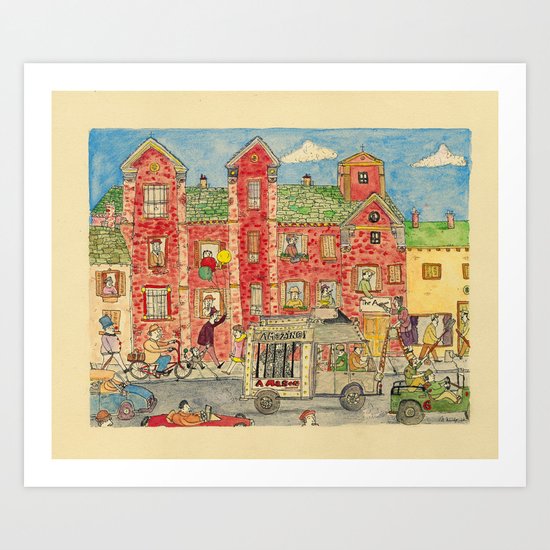 The Amazing Amazon Art Print