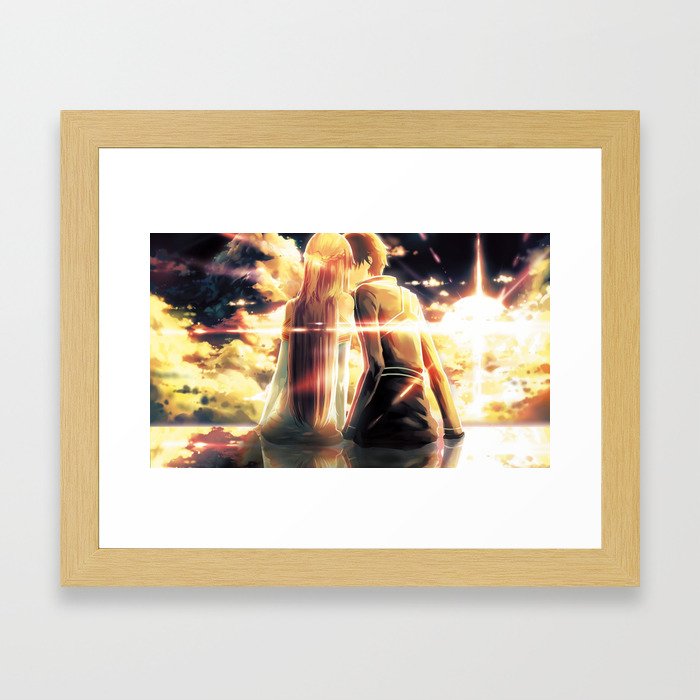 Sword Art Online Framed Print By Keopx Society6 Sword Art Online Framed Print