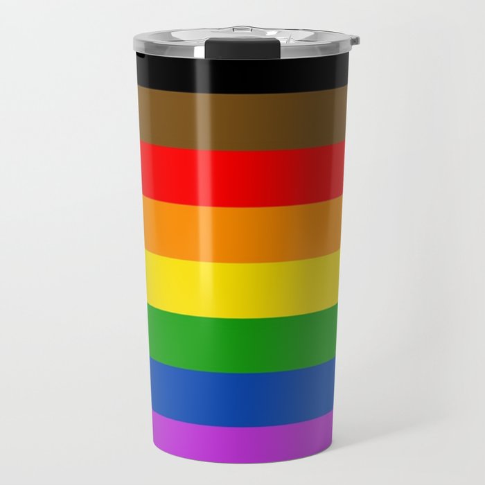 LGBTQ Pride Flag (More Colors More Pride) Travel Mug