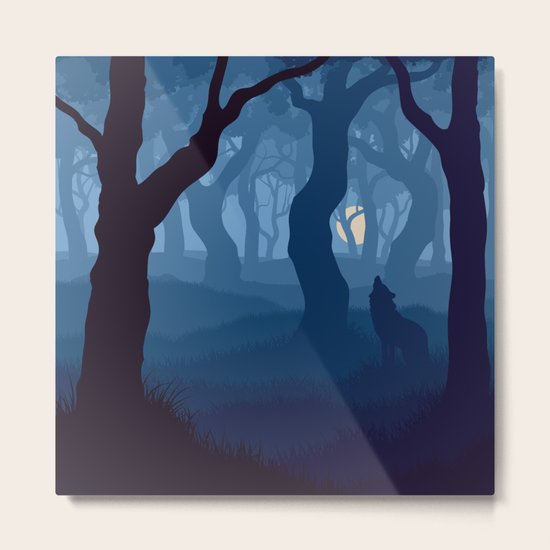 Wolf Metal Print