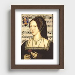 Musical Queen Anne Boleyn Recessed Framed Print