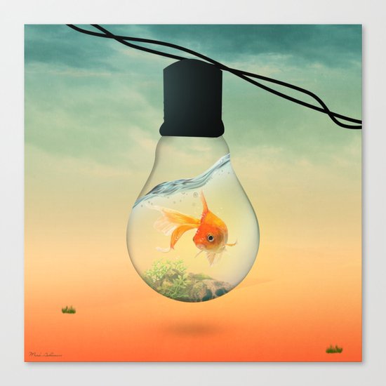 GOLD FISH Canvas Print