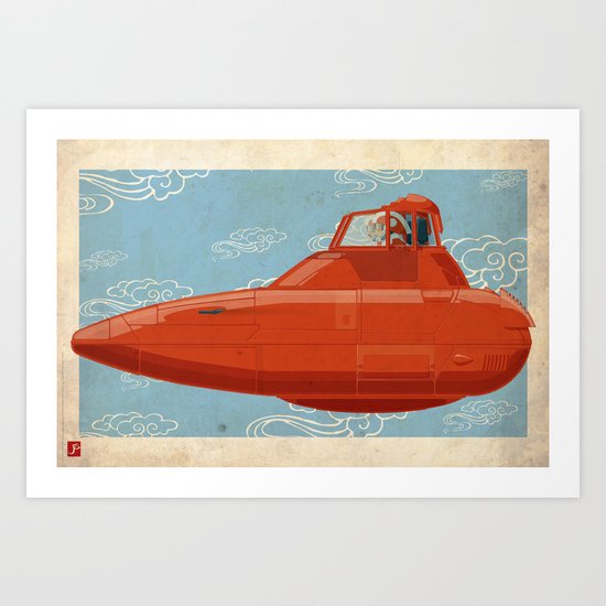 Twin Pod Cloud Car The Empire Strikes Back Art Print