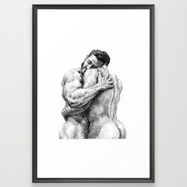 The Lovers - NOODDOODs Framed Art Print
