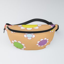 Retro Floral 3 Fanny Pack