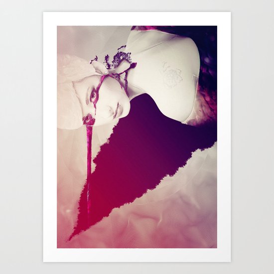 The Soul - generative mix Art Print