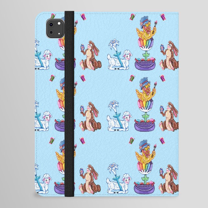 Spring Easter Party Friends iPad Folio Case