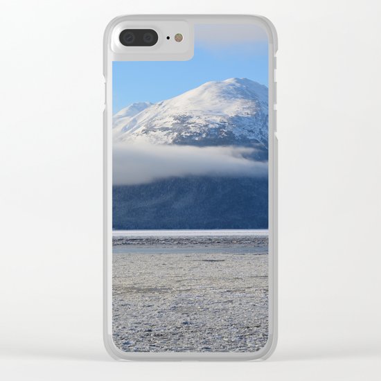 Winter Fog - Turnagain Arm, Alaska Clear iPhone Case