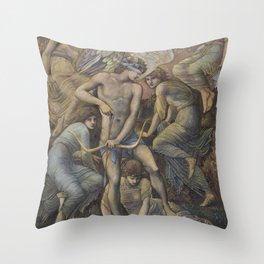 Cupid’s Hunting Fields (1885) Throw Pillow