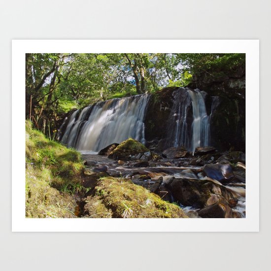 Allt Beochlich Waterfall Art Print
