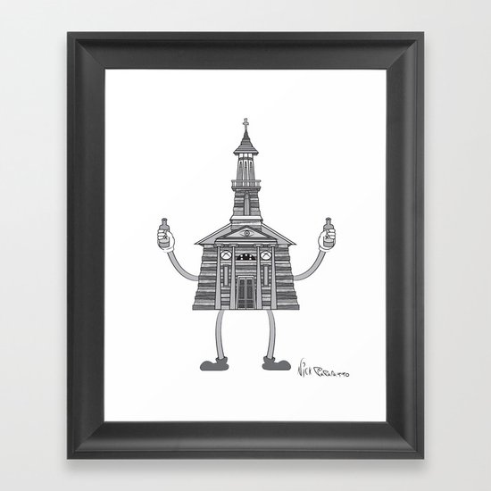 Ready To Sin Framed Art Print