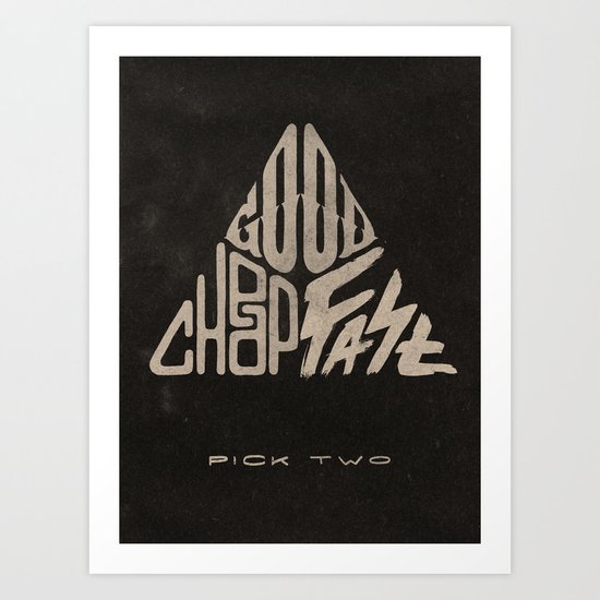 The Iron Triangle Art Print