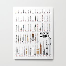 Rockets of the World 2023 Metal Print