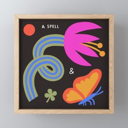 A Spell (And)  Framed Mini Art Print