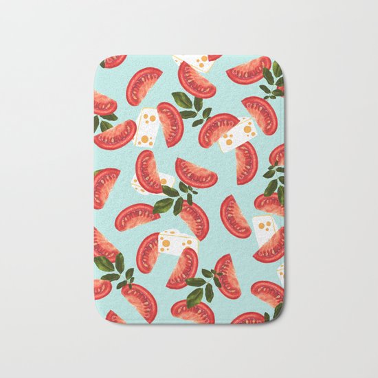 Caprese #society6 #decor #pattern Bath Mat
