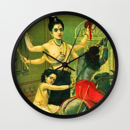 Markendaya by Raja Ravi Varma Wall Clock