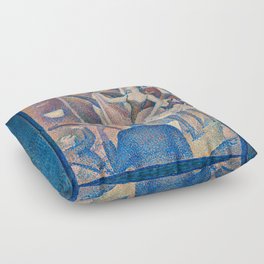 Le Chahut, The Can-Can by Georges Seurat Floor Pillow