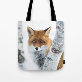 Red Fox II Tote Bag