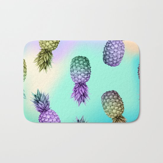 Pineapple Glow Bath Mat
