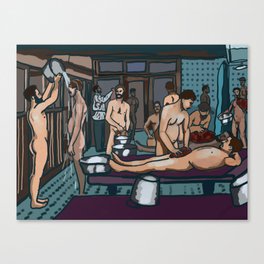 Baths Canvas Print