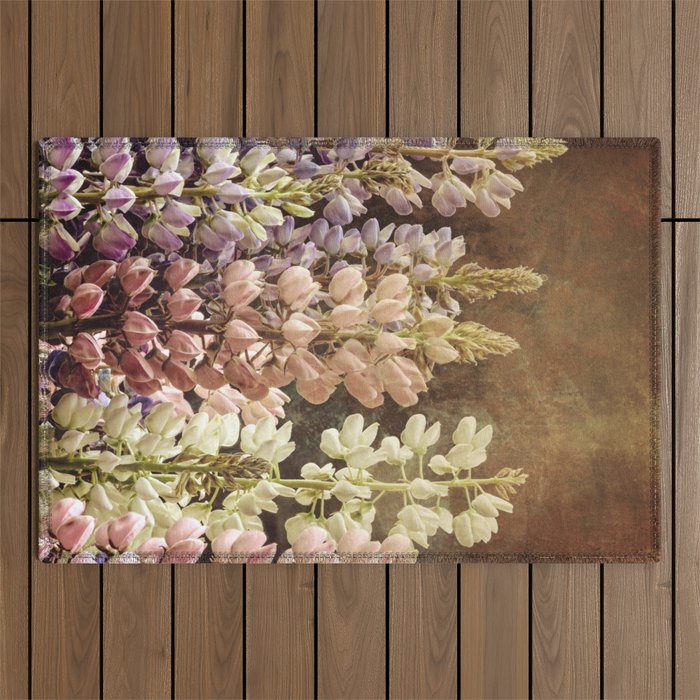 MAGICAL LUPINS no1 Outdoor Rug
