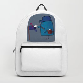 Cute Postman Bird Mail Carrier Backpack