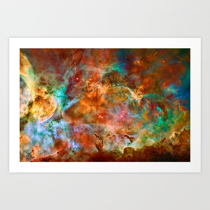 Carina Nebula Space Beauty Art Print