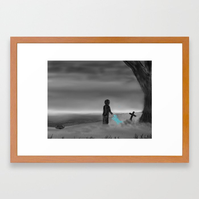 Goodbye Old Friend Framed Art Print By Jgminddoodles Society6