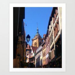 France: Colmar, Alsace Medieval City Art Print