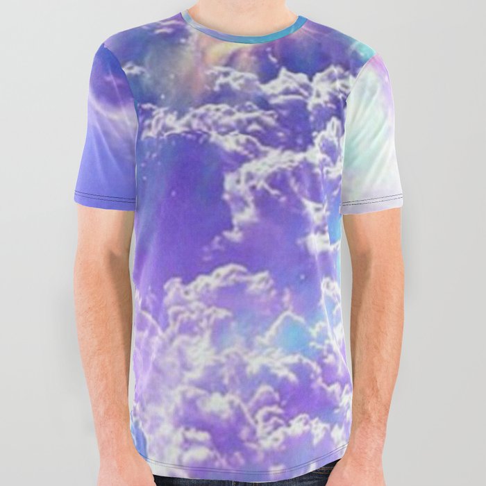Clouds galaxy sky space wallpapers  All Over Graphic Tee
