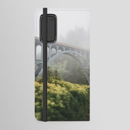 Oregon Coast | Path to the Bridge | Surreal Collage Android Wallet Case