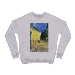 Cafe Terrace at Night Crewneck Sweatshirt