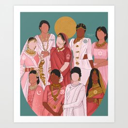 South Asian Religions Art Print