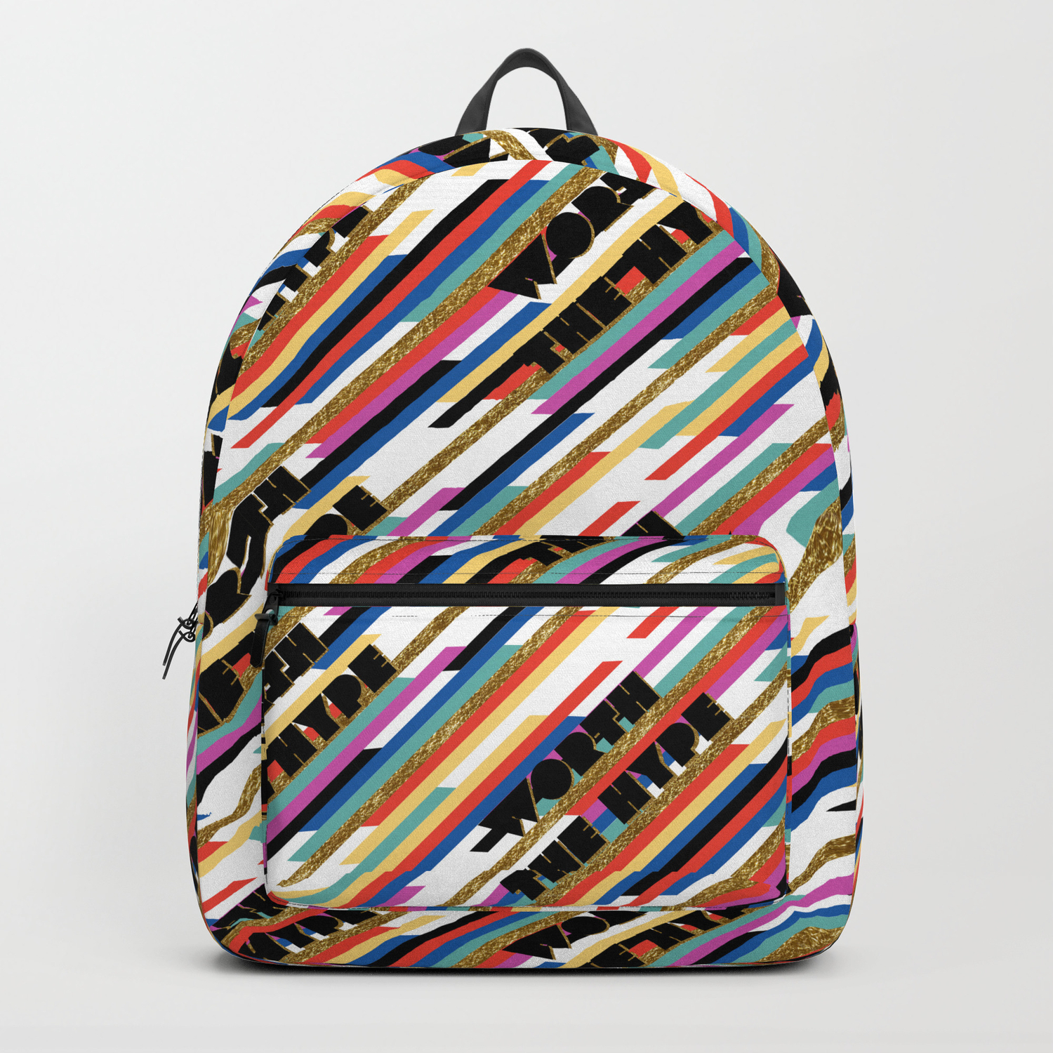 Worth The Hype Backpack By Hairpik Society6
