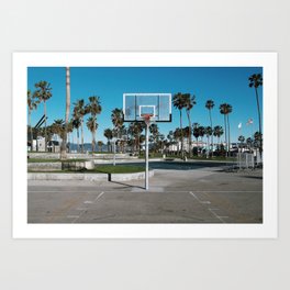Los Angeles - Venice Beach Kunstdrucke | Basketball, La, Losangeles, Photo, Color, Nba 