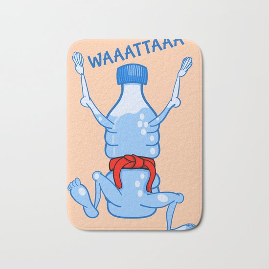 Water Karate Bath Mat