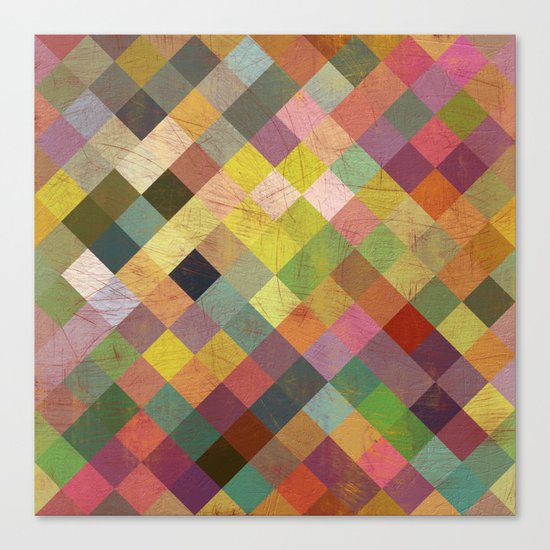 Aztec Vintage Pattern 06 Canvas Print