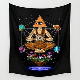 Psychedelic Buddha Wall Tapestry