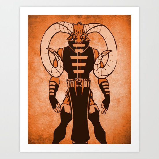 The Ram Art Print